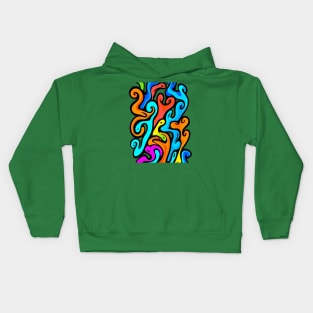 Color Swirl No.#13 Kids Hoodie